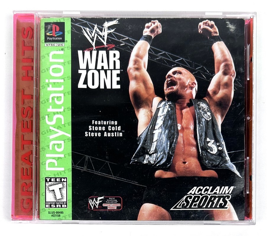 WWF Warzone [Greatest Hits] PlayStation 1 PS1 Video Game CIB