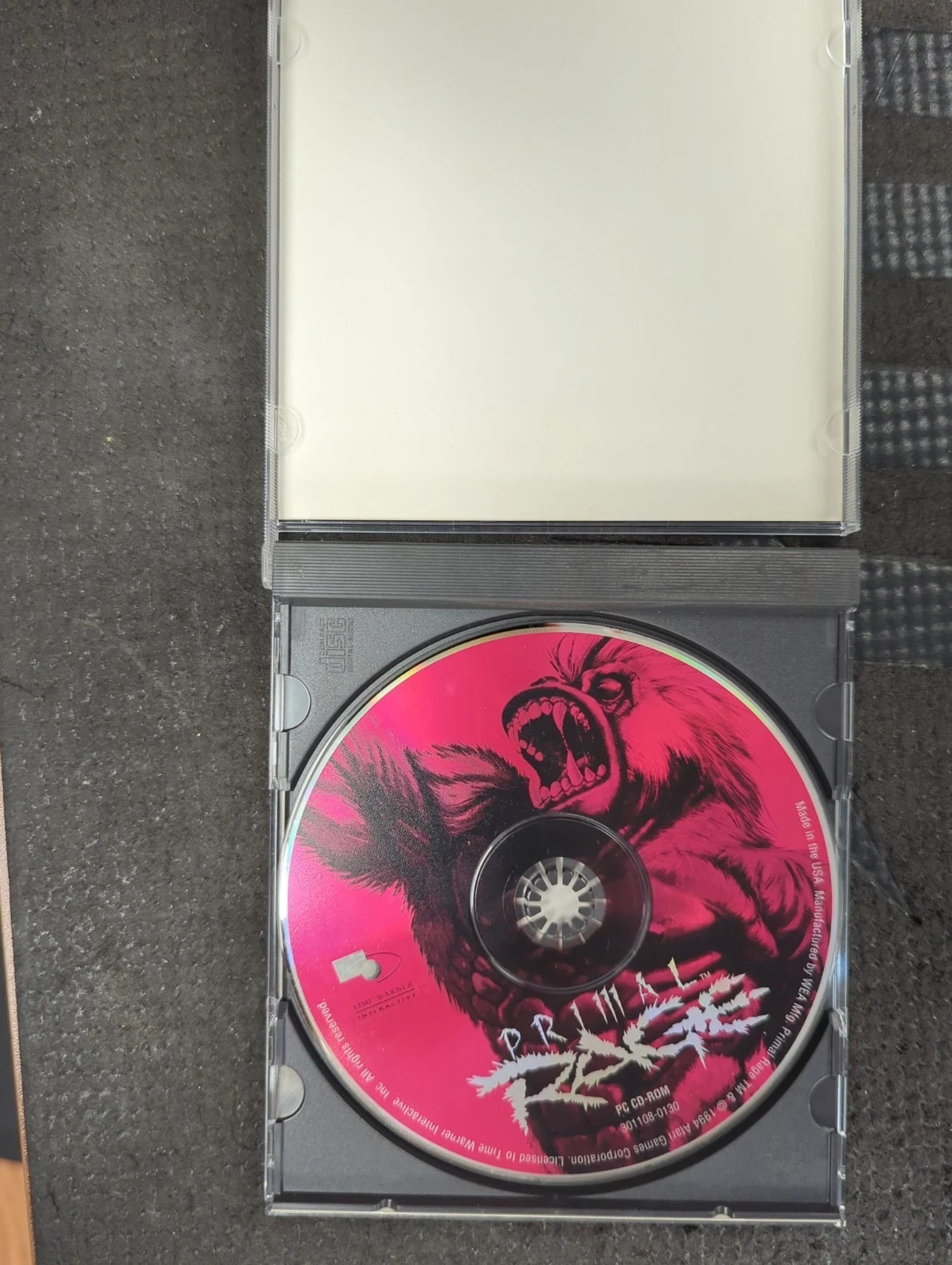 Primal Rage, Windows 95 Complete in Box Fighting Game Classic