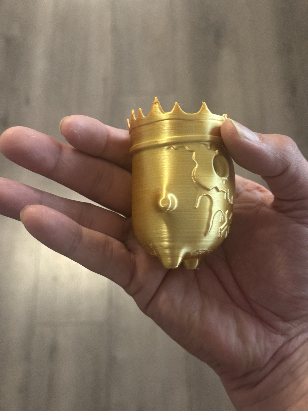 Gold King Spirit – 3D Printed 3.5”X2.5”X2” (it Feels Solid! :)