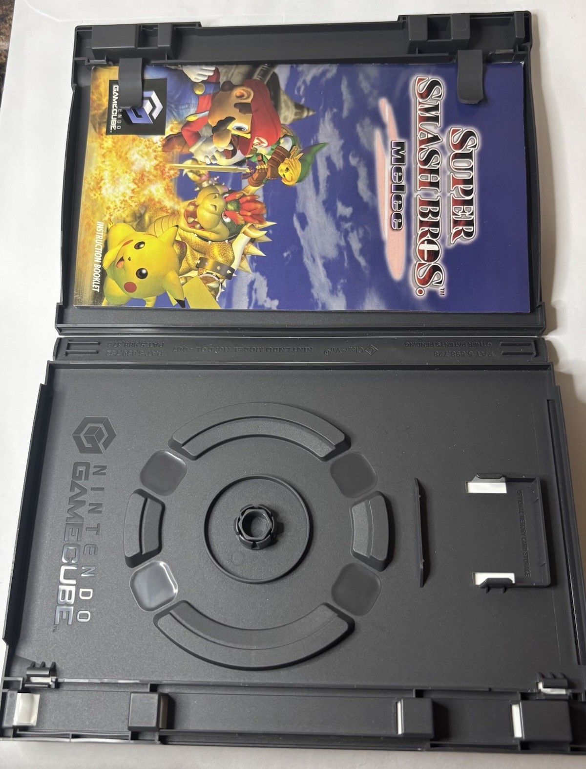 *NO GAME* Super Smash Bros Melee (Nintendo GameCube, 2001) OEM Case + Manual