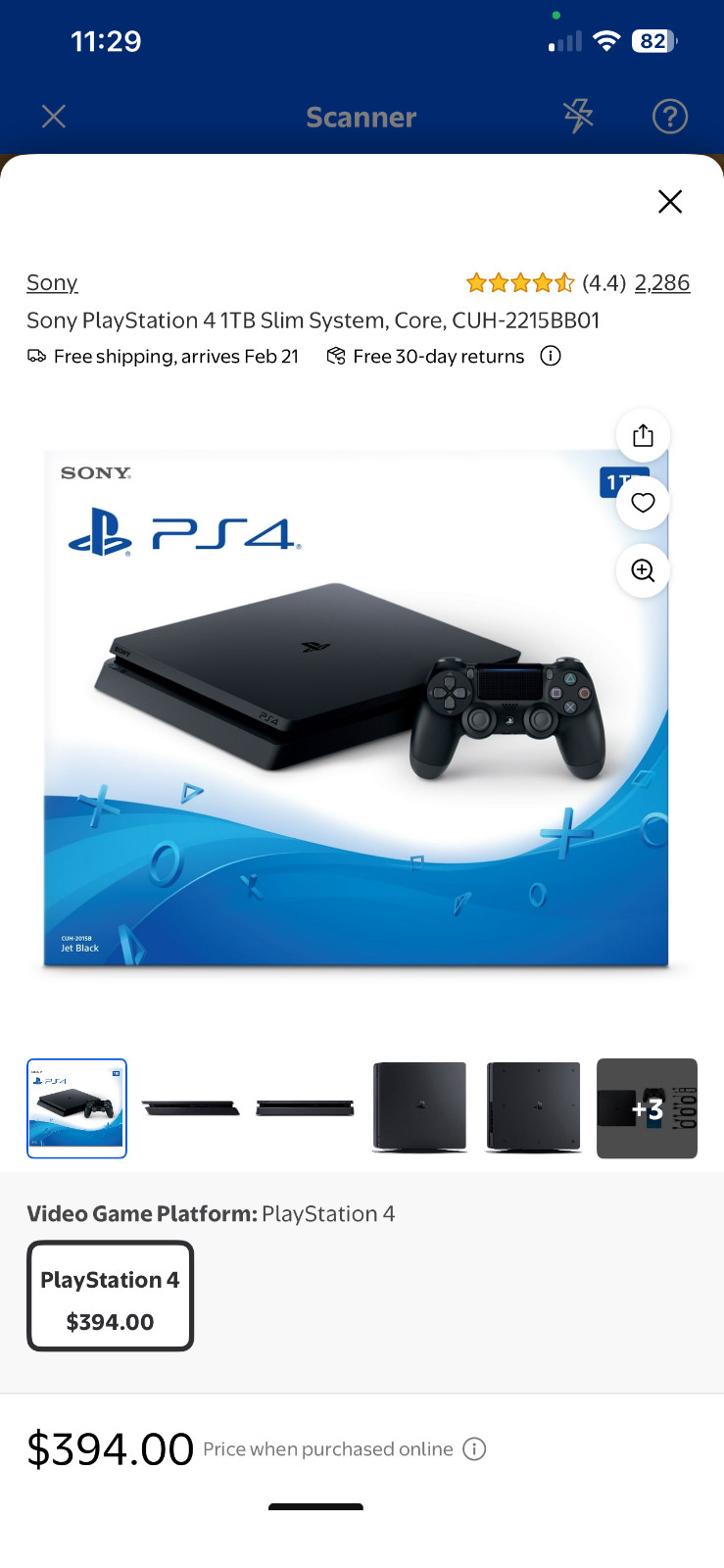 UNOPENED – Sony PlayStation 4 Slim 1TB Console – Jet Black