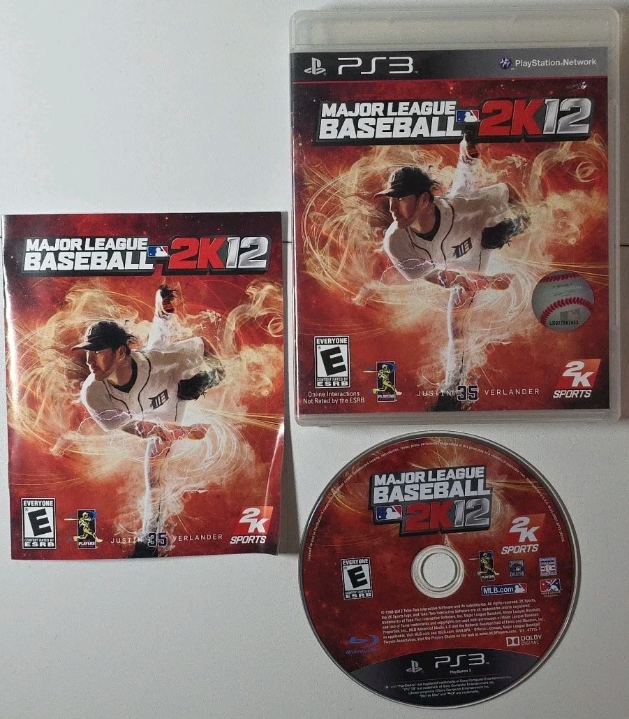 MLB Major League Baseball 2K12 – PlayStation 3 PS3 CIB Complete Manual – Tested