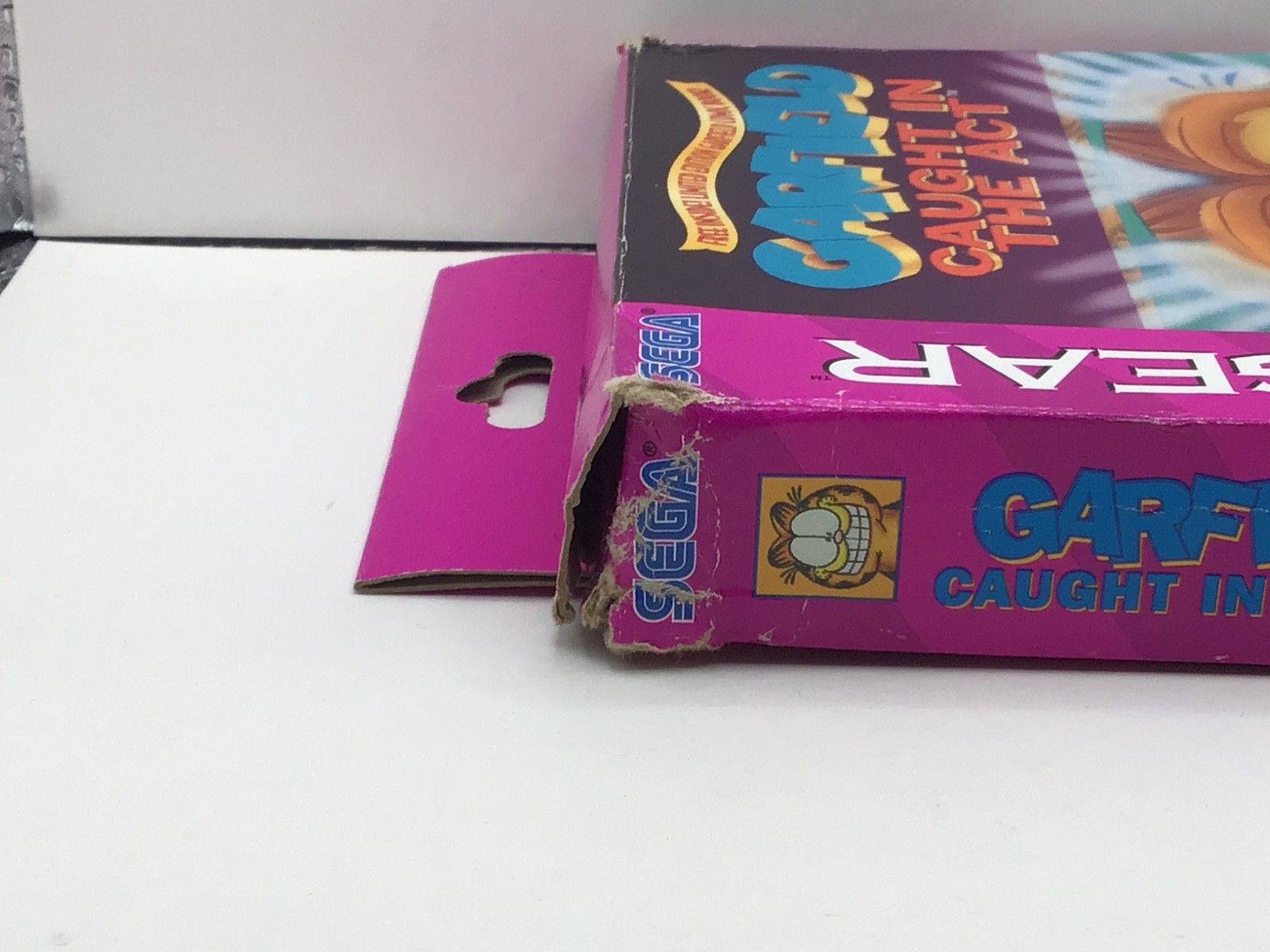 Garfield Caught in the Act Sega Game Gear Complete W/ HTF Comic Manual CIB Wear
