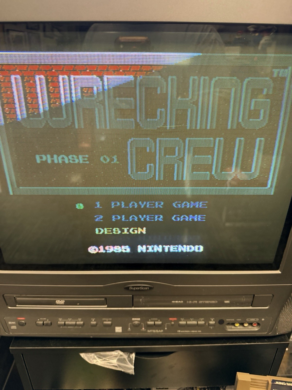Wrecking Crew NES 5 Screw – CART ONLY Authentic Tested