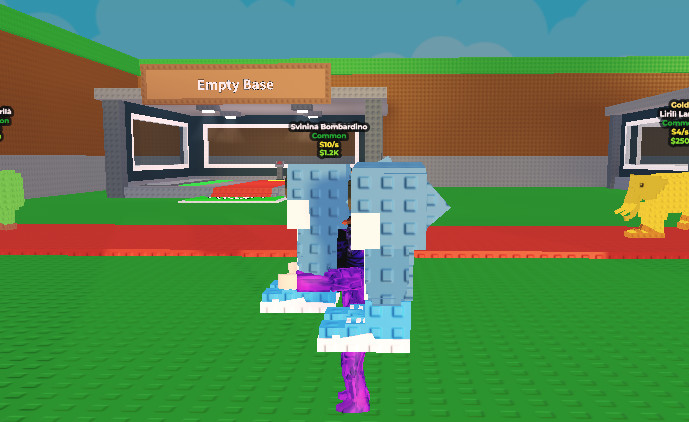 steal a brainrot roblox game charachter Los Tralaleroritos Secret 500k/sec