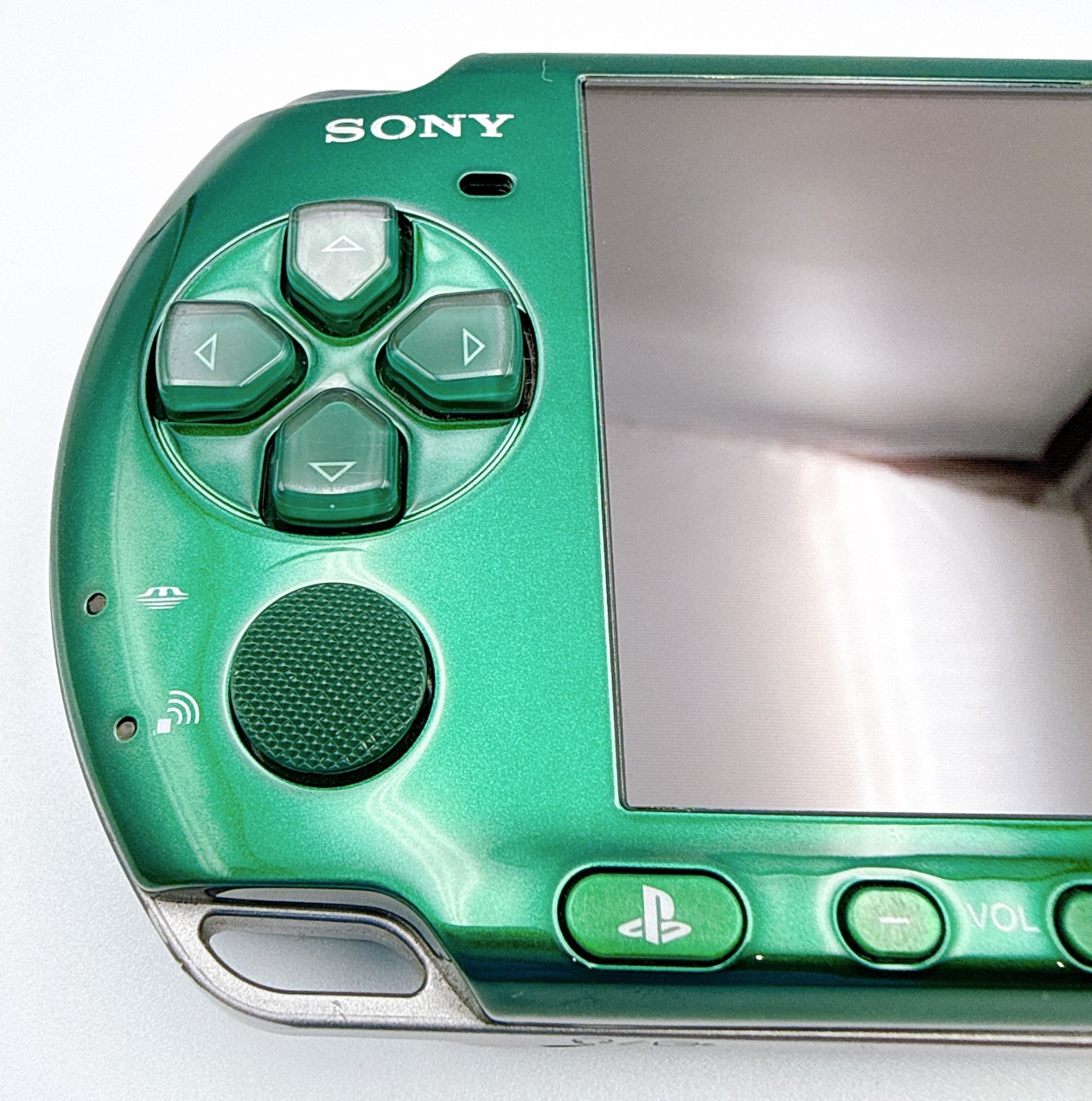 Sony PSP-3000 Console Spirited Green Rare Color in Box Region free – Very Good