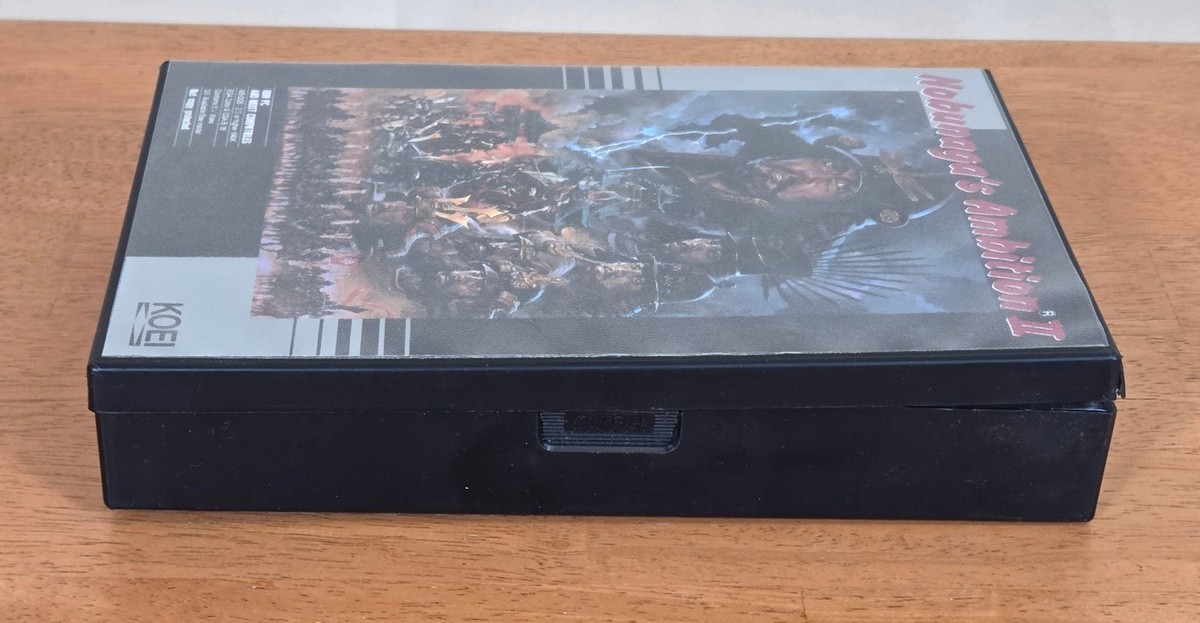 Nobunaga’s Ambition II Koei 5.25″ IBM PC Big Box Game Complete 1989 Map Poster