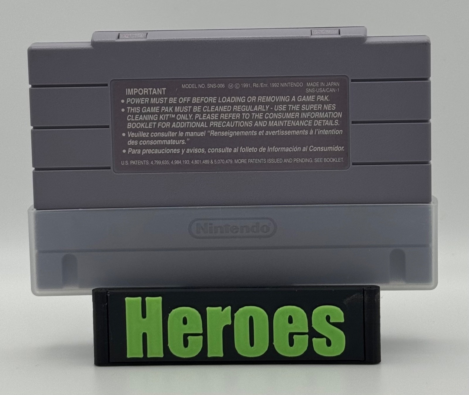 Super Nintento SNES Bubsy, Game, Box, Instructions, Verified Working
