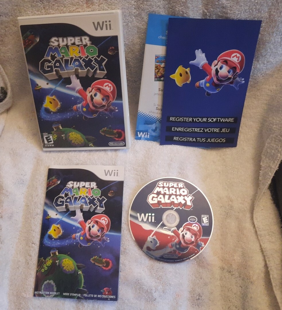 Super Mario Galaxy (Nintendo Wii) Complete in Box CIB