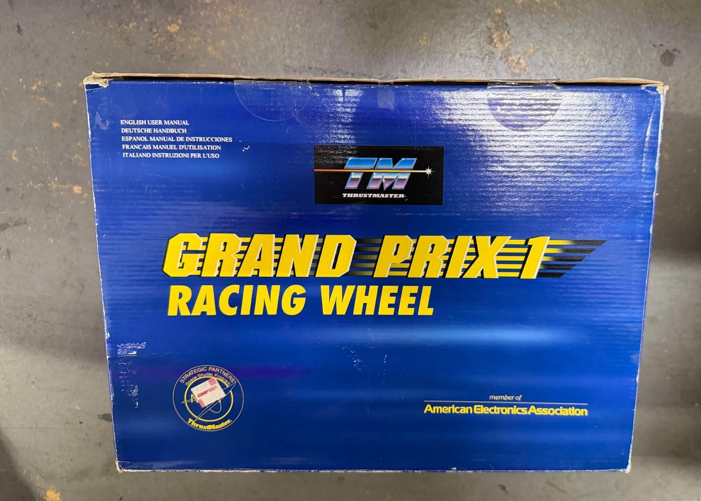 1996 THRUSTMASTER GRAND PRIX 1 RACING WHEEL DOS WINDOWS 3.X WIN 95 – NEW