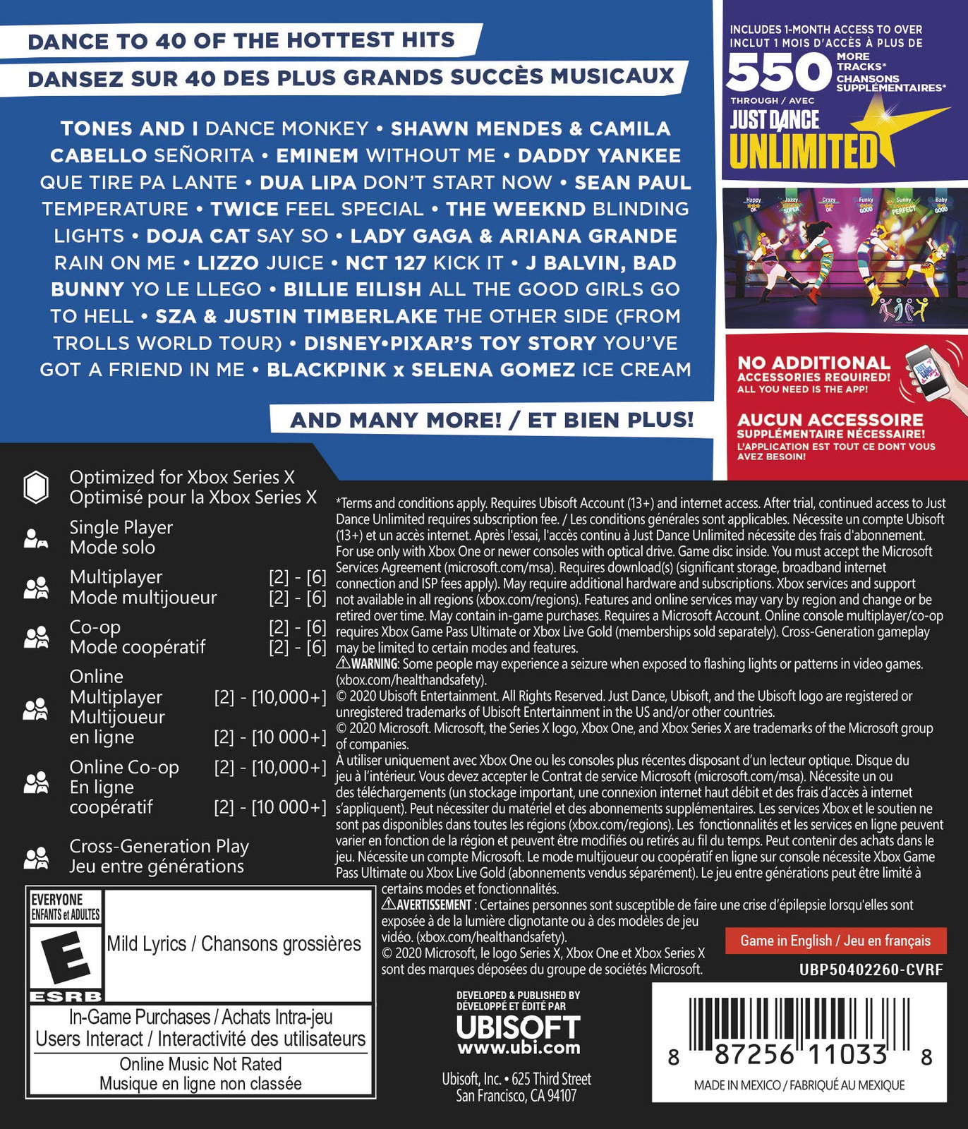Just Dance 2021 Xbox One Series X with 1 Month Free Just Dance Unlimited
