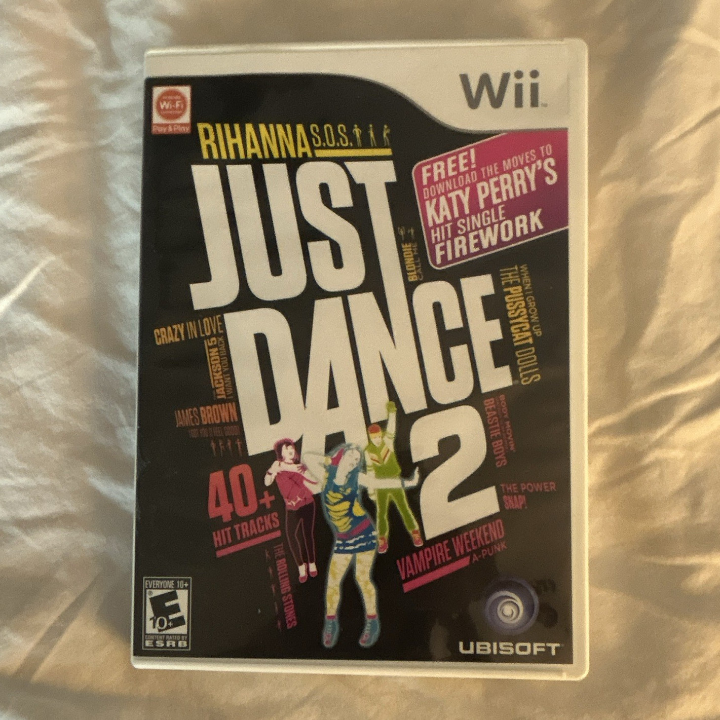 Ubisoft Just Dance 2 Just Dance Series Nintendo Wii E10+ w/ Case Manual