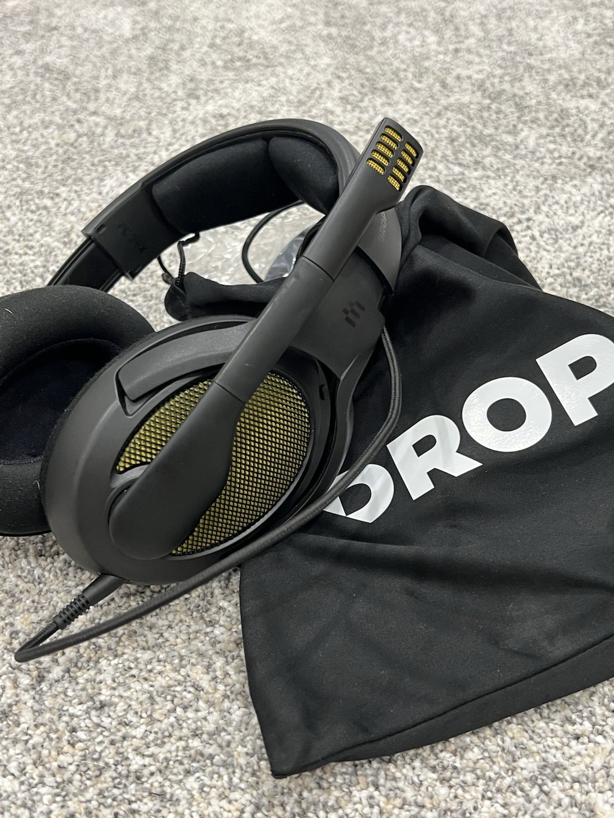 Drop EPOS PC38X Ear-Cup (Over the Ear) Headsets – Black