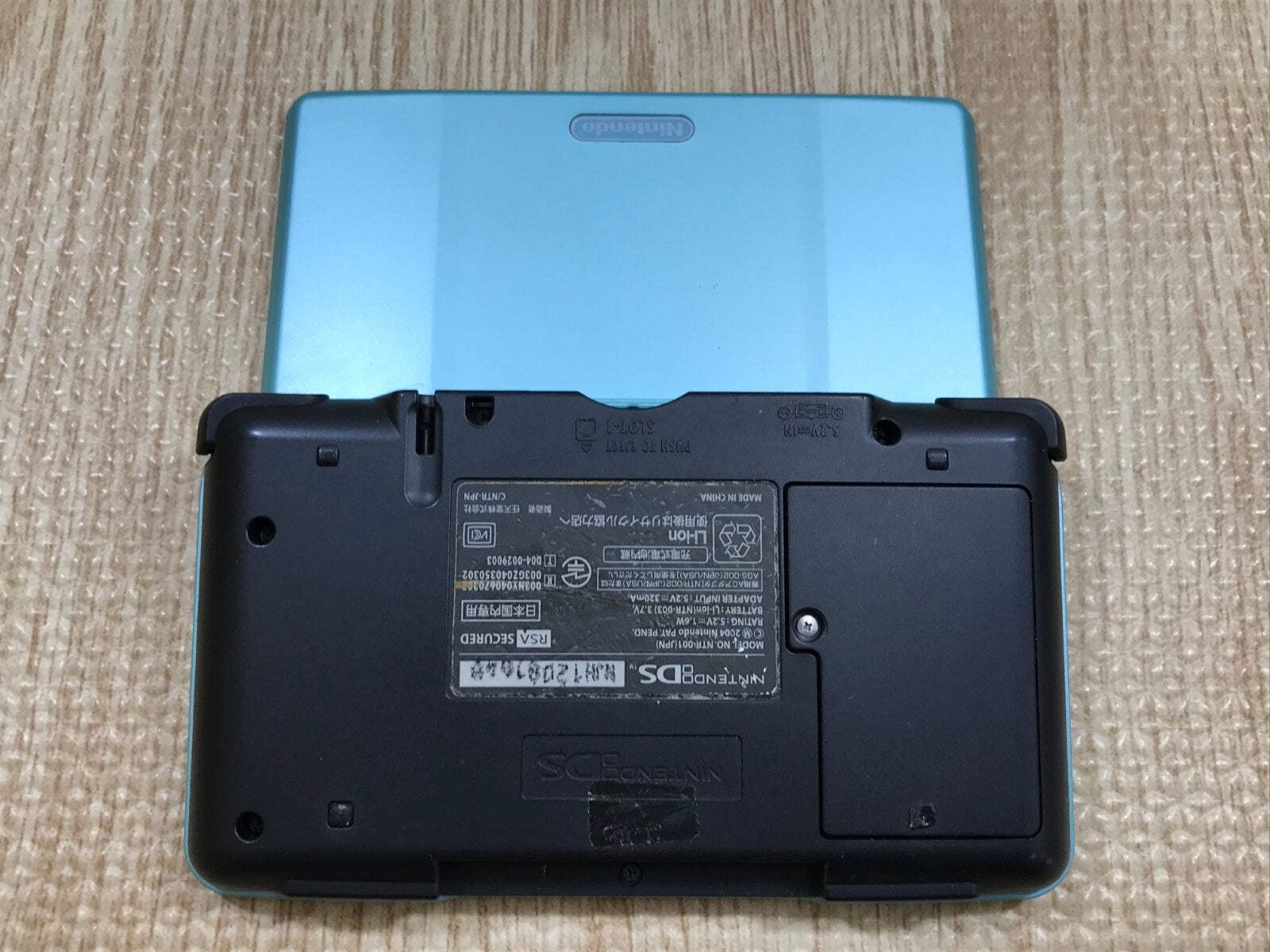 Nintendo DS Turquoise Blue Console Nintendo Japan – With Defects LH1231