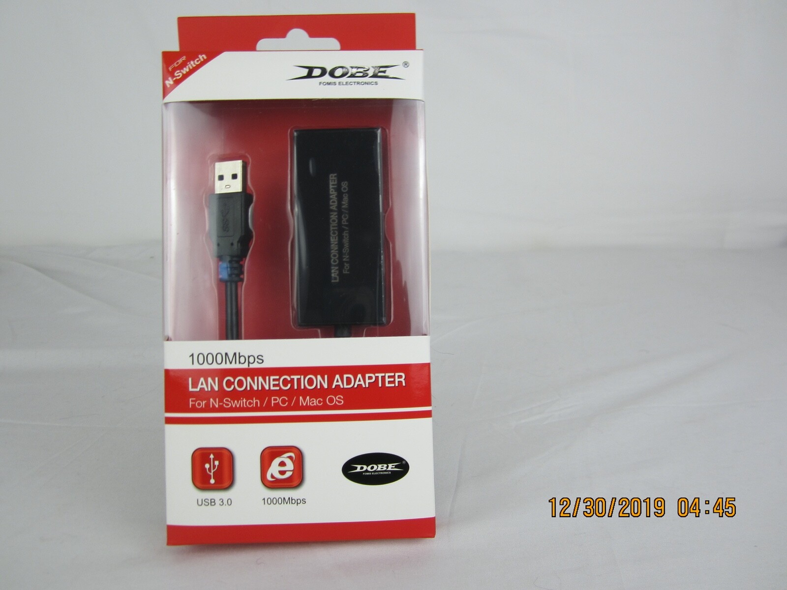 Dobe Wired Internet LAN Adapter For N-Switch/Pc/Mac Os