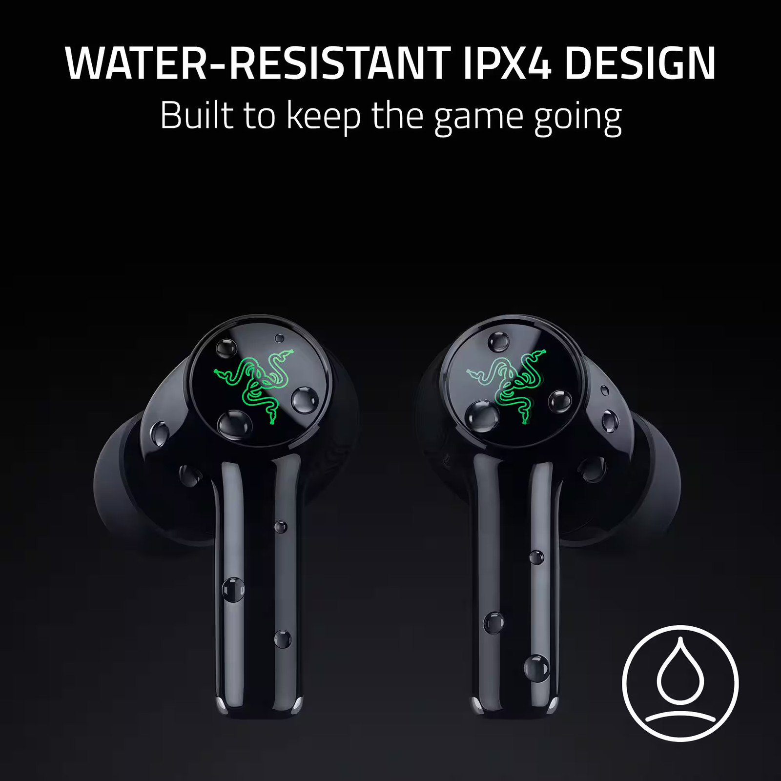 Razer – Hammerhead V3 HyperSpeed Wireless Multi-Platform ANC In-Ear Gaming Ea…
