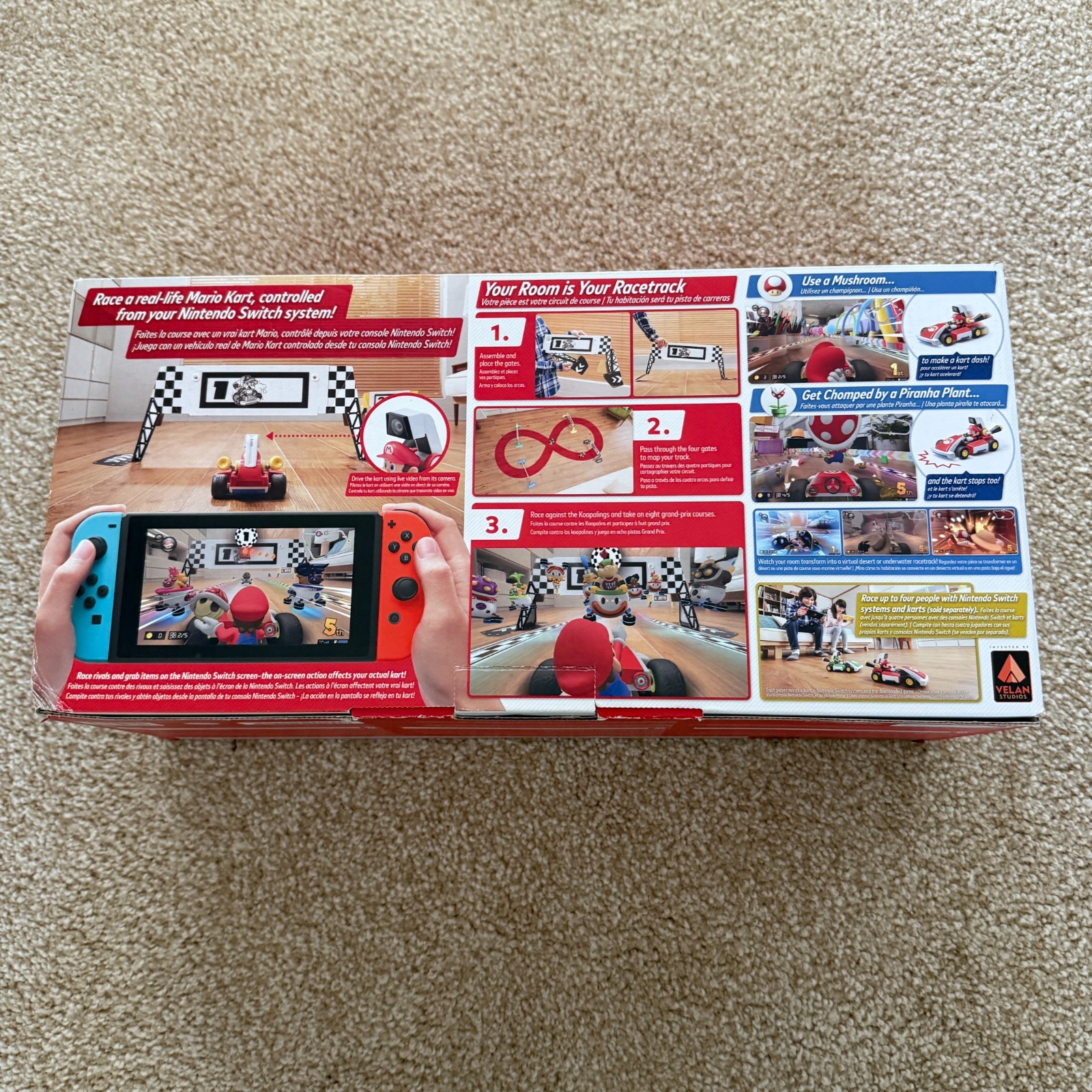 Mario Kart Live: Home Circuit -Mario Set – All Items Included