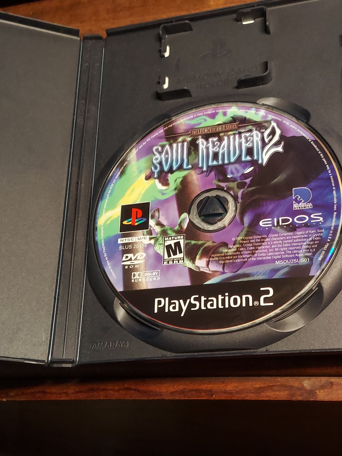 Eidos Soul Reaver 2 Sony PlayStation 2 PS2 2001 M NTSC-U/C w/ Manual