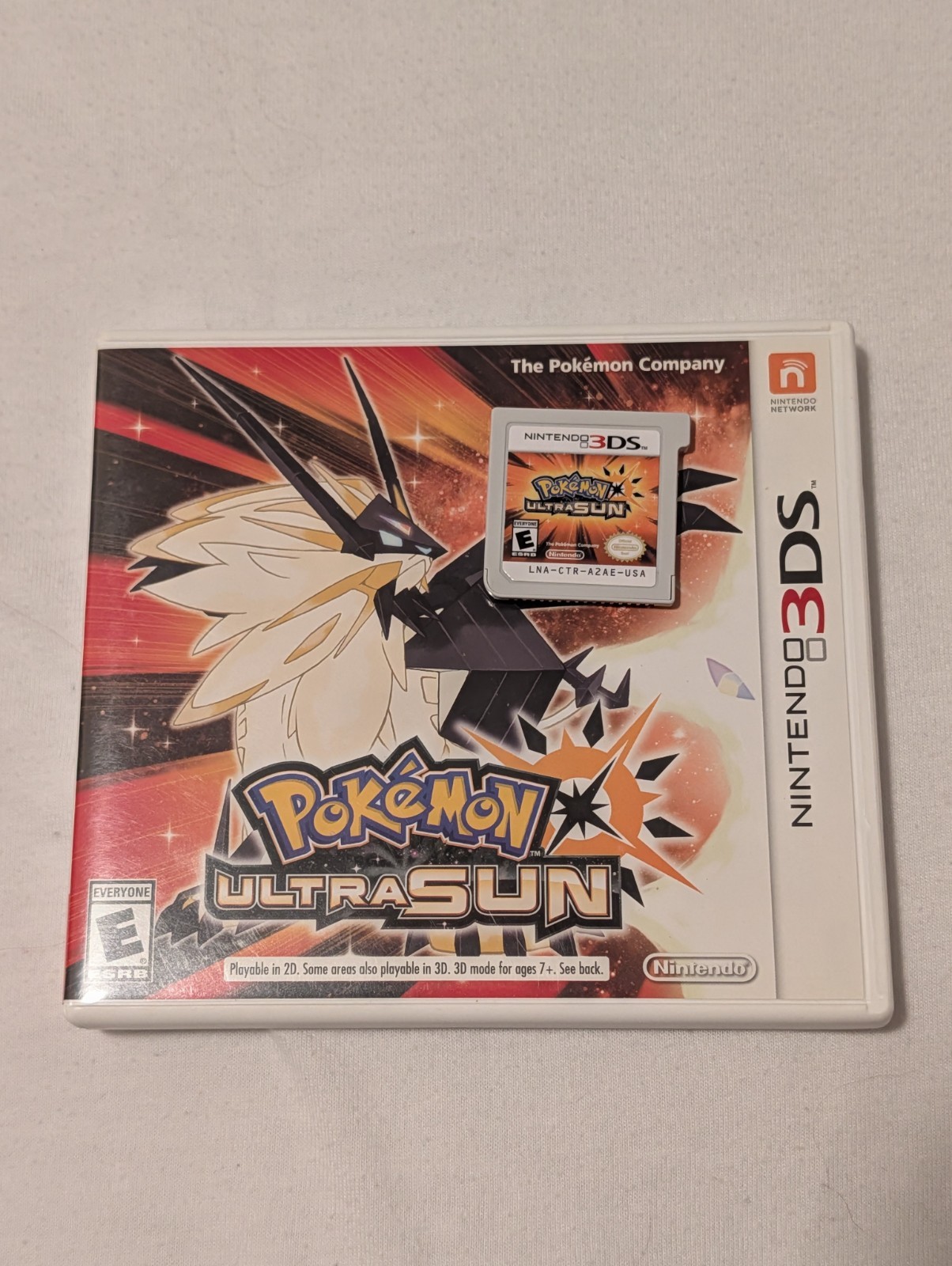 Pokemon Ultra Sun for Nintendo 3DS Complete CIB, Tested, Authentic