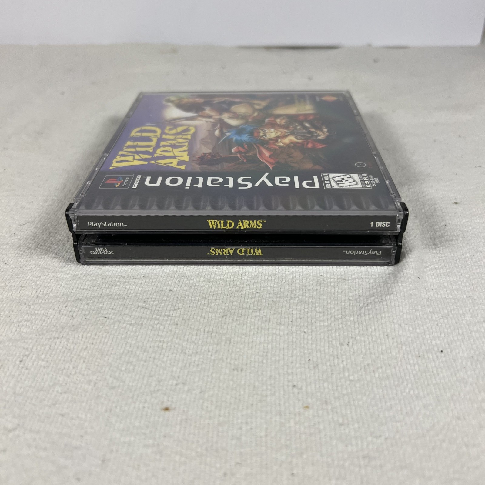 Wild Arms PS1 Sony PlayStation 1 Complete CIB Black Label Tested RPG