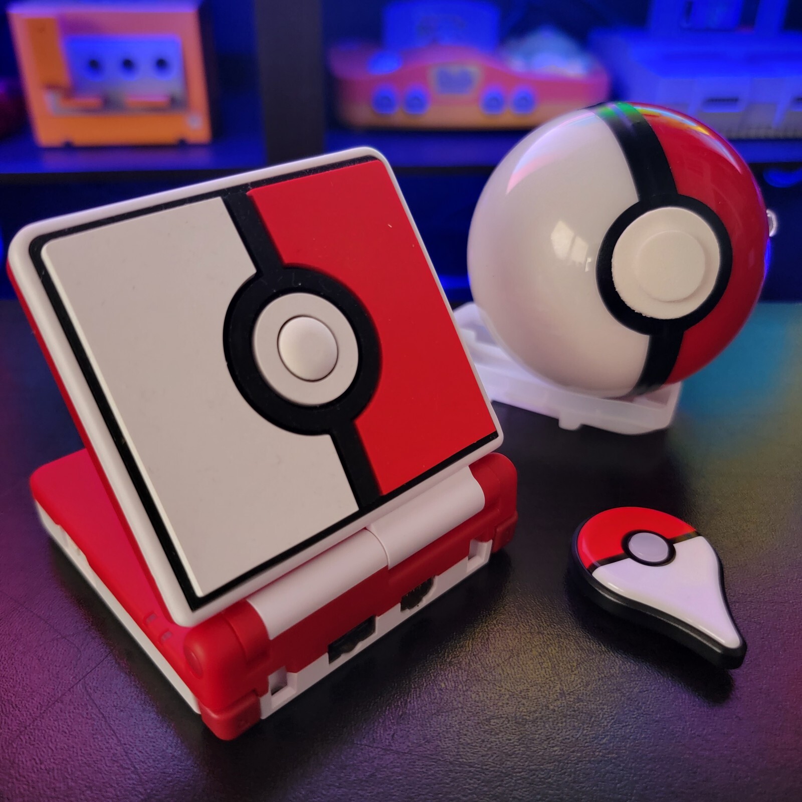 Nintendo Game Boy Advance SP AGS-001 Pokémon Pokeball Shell IPS Screen MOD