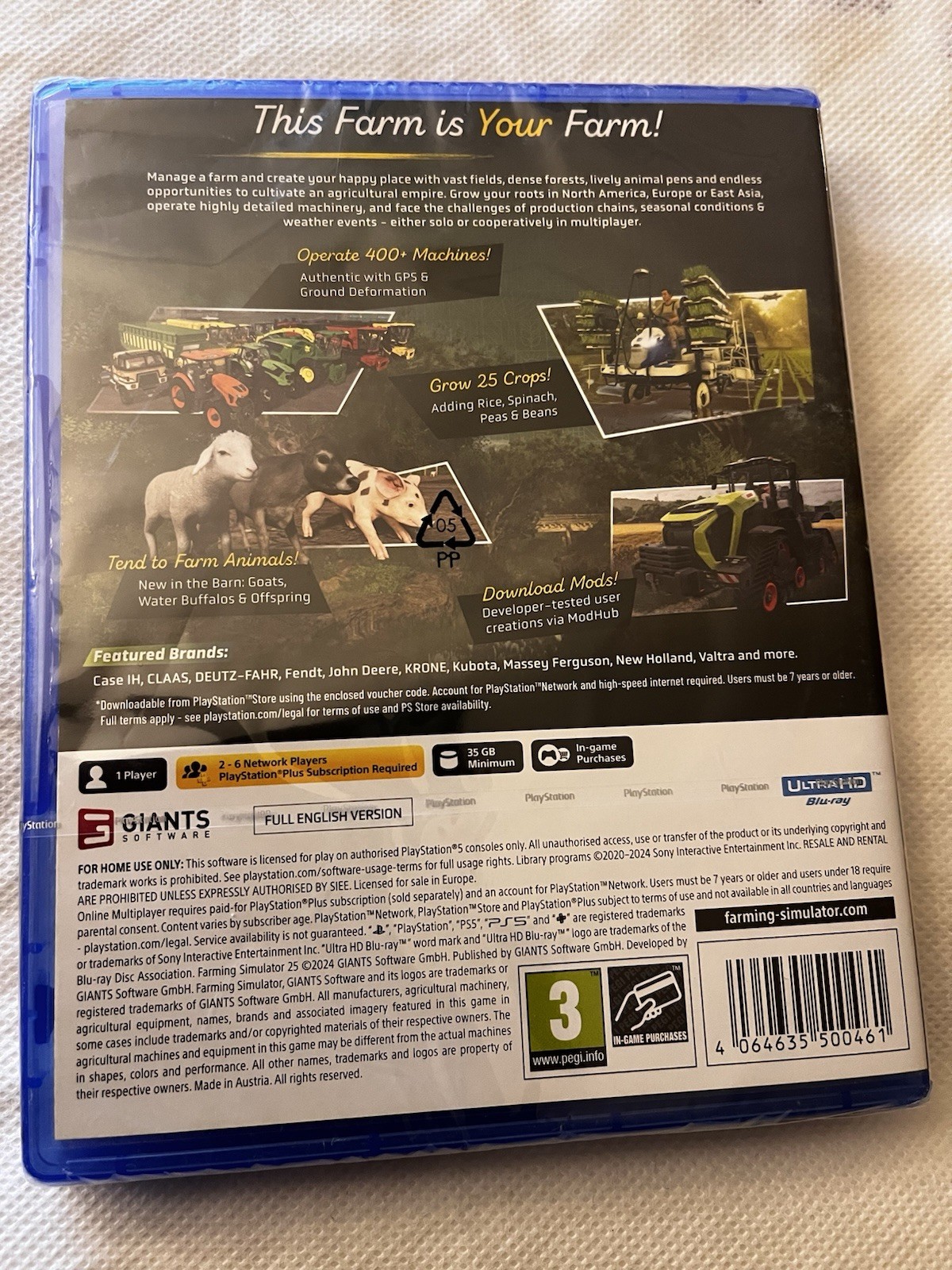 Farming Simulator 25 – Sony PlayStation 5 – Brand New