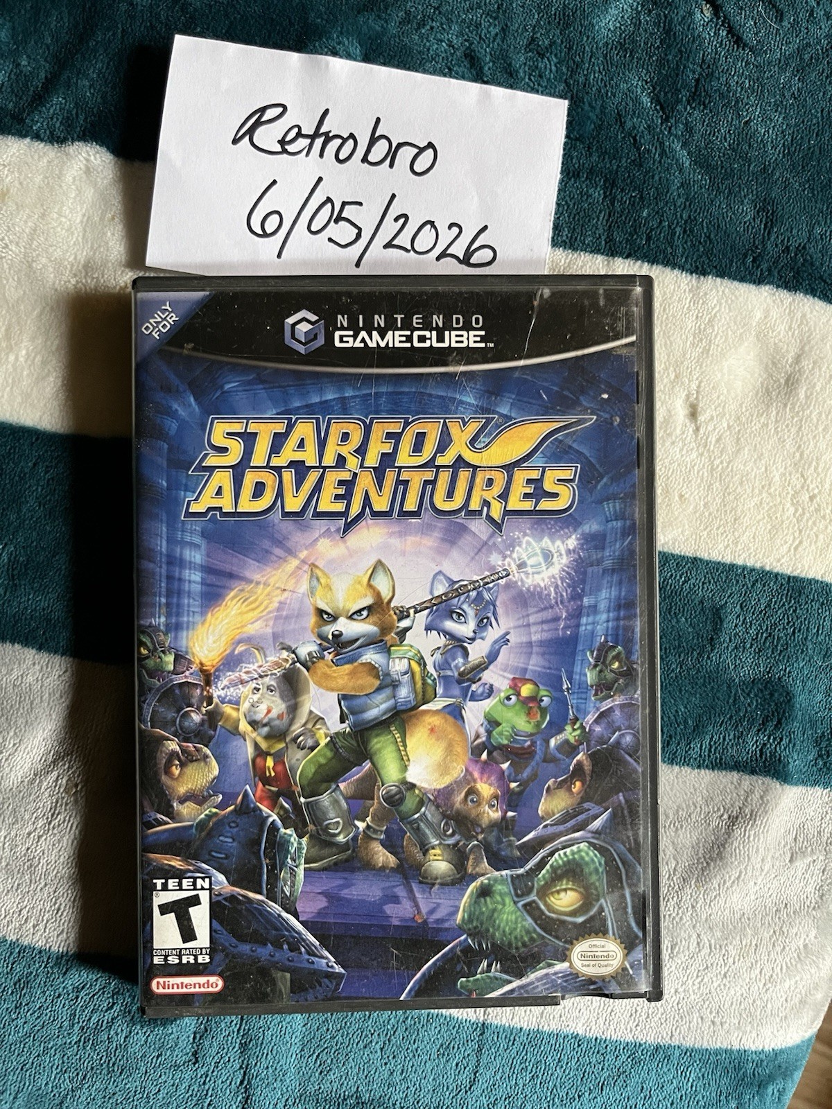 Nintendo Star Fox Adventures GameCube NTSC-U/C 2002 T-Teen Action No Manual