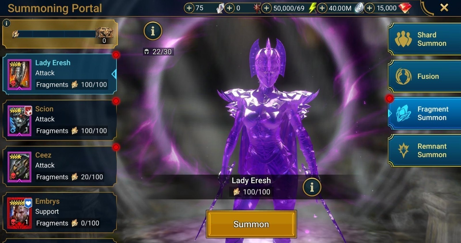 Raid Shadow Legends | Starter : 165 Ancient, 34 Void, 25 Primal, 4 Sacred Shards