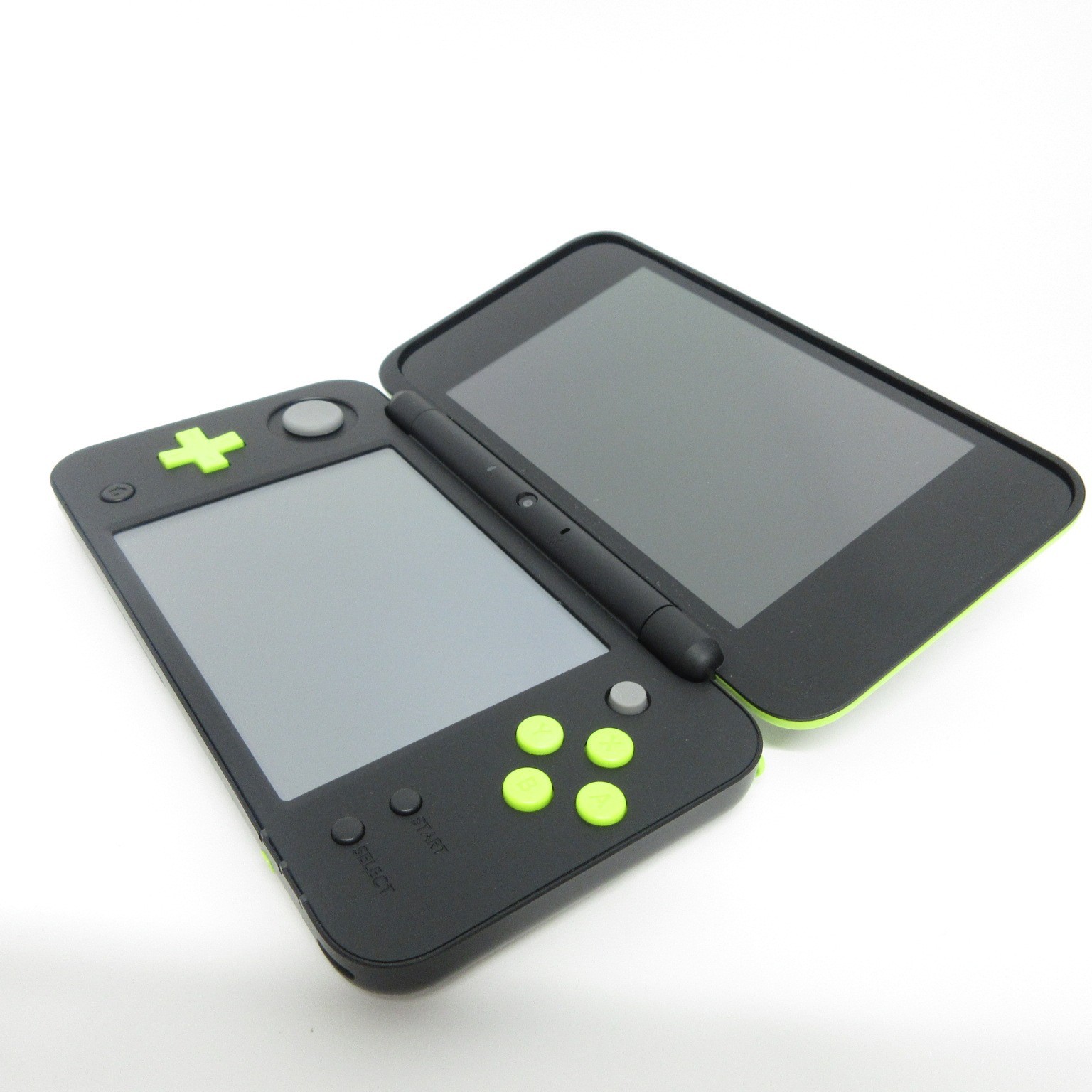 【Very Good】Nintendo New 2DS LL XL Black x Lime Console ONLY Japan Ver. #DEN/08/0