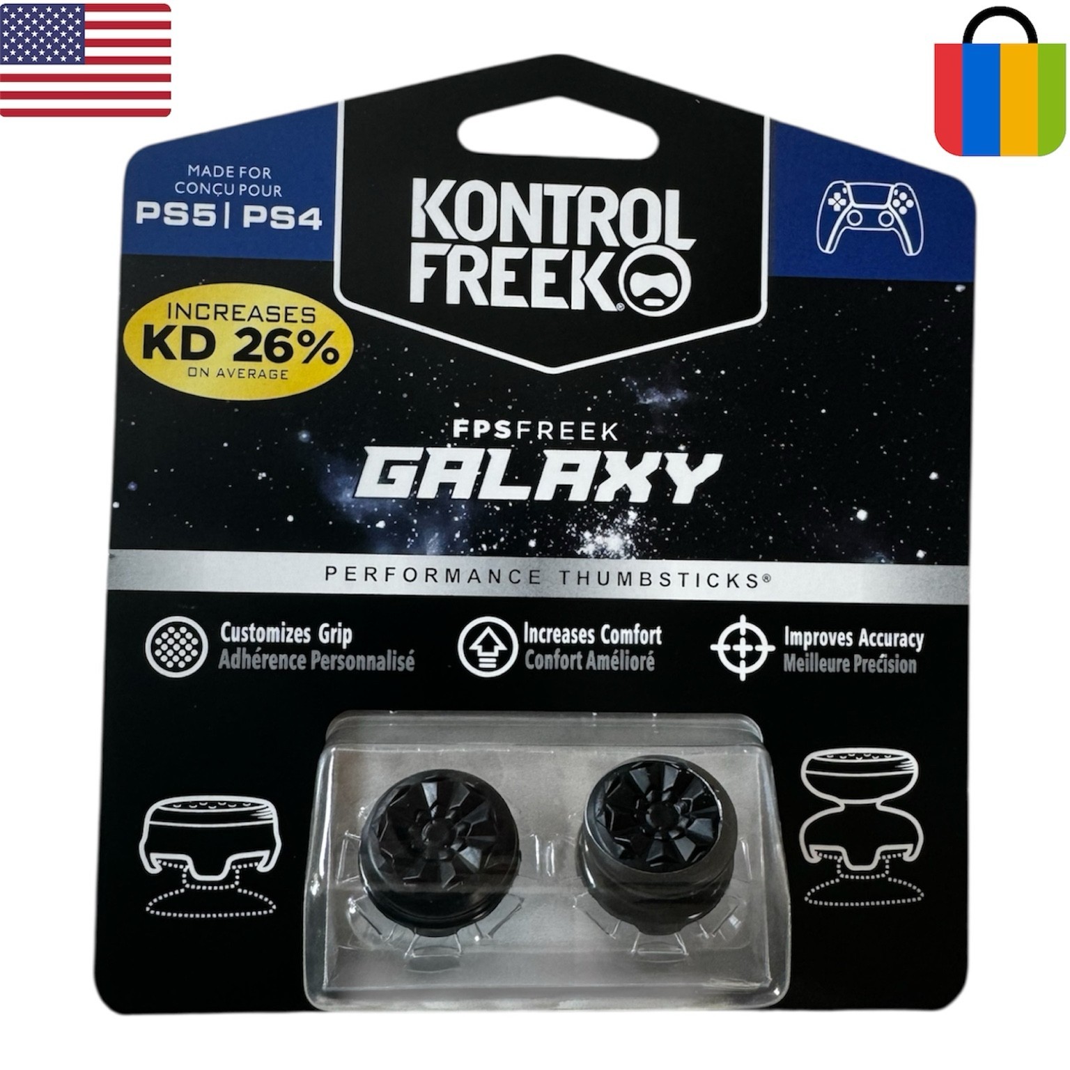 KontrolFreek Thumbsticks PS5/PS4 – Galaxy Omni Vortex Inferno CQCX Battle Royale