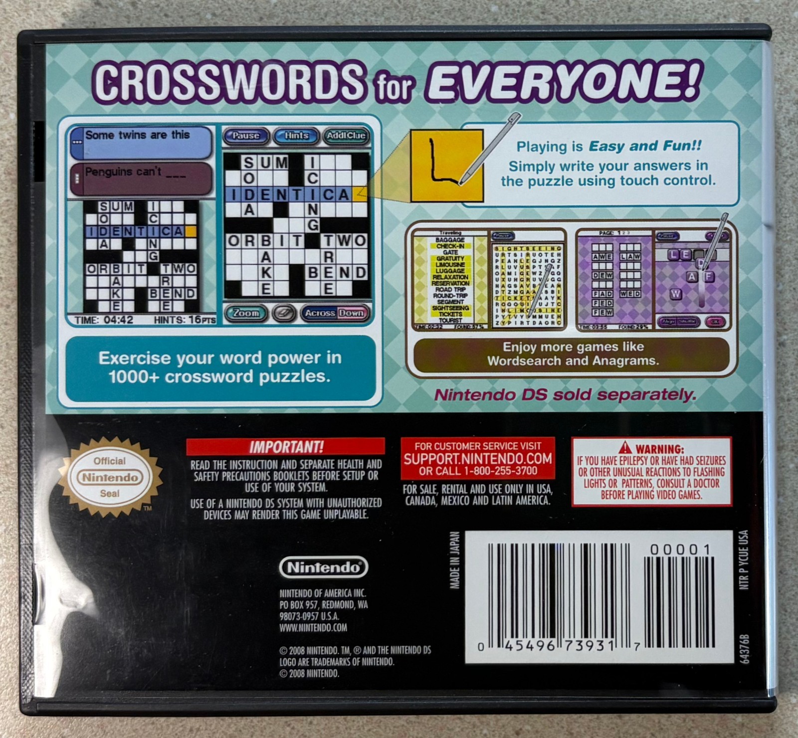 Crosswords DS (Nintendo DS)