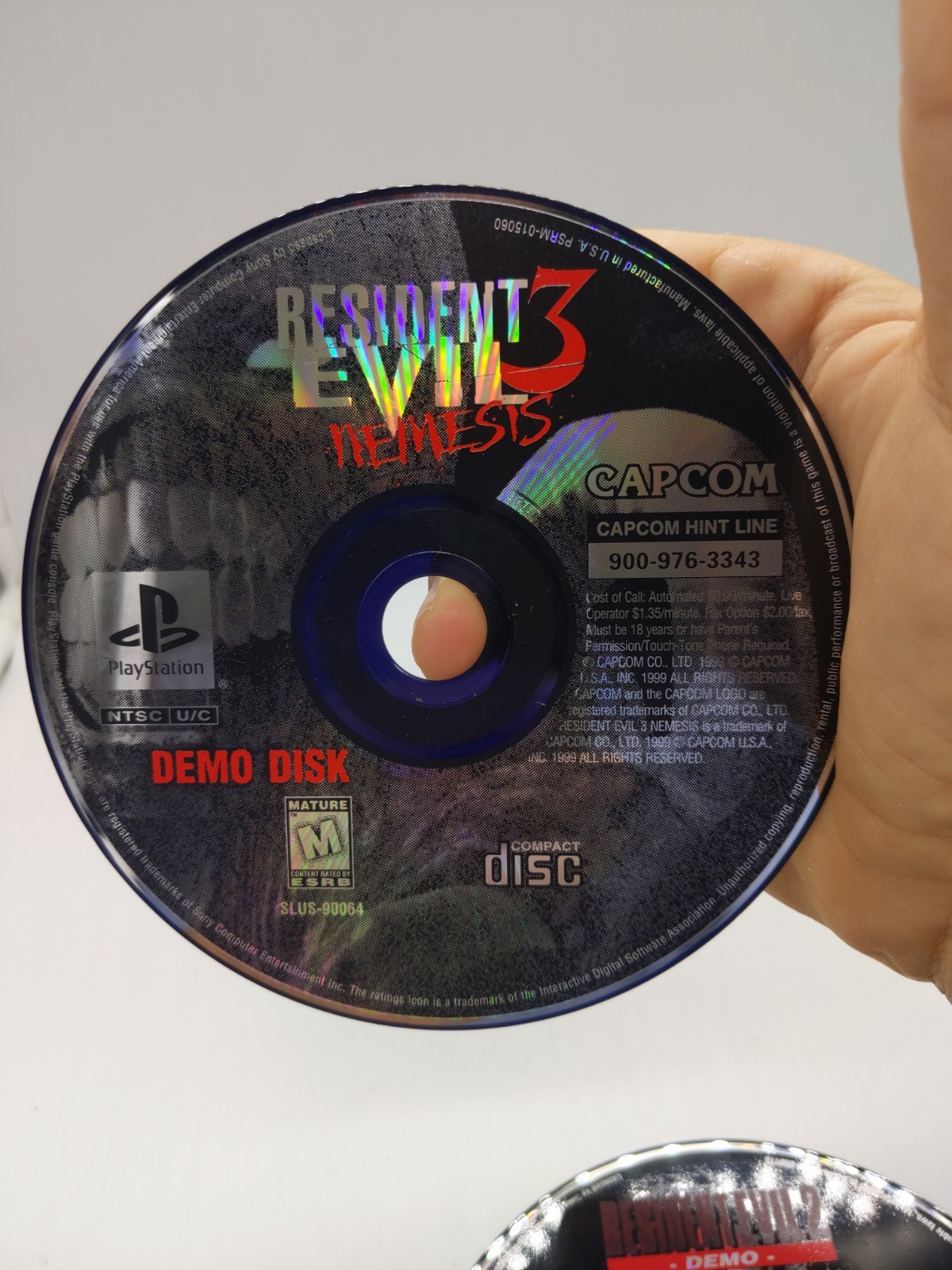 Resident Evil 2 & 3 Nemesis Demo Disk (Sony PlayStation 1 PS1) Disc Only