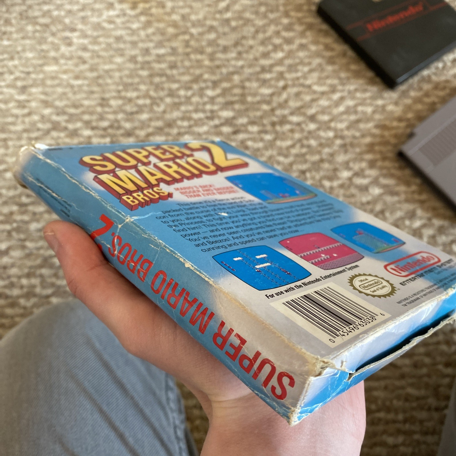 Super Mario Bros. 2 (Nintendo NES, 1988) in Box