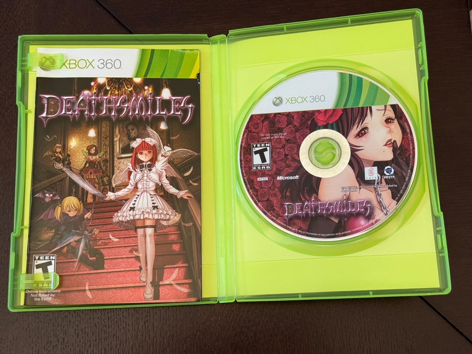 Deathsmiles MINT FLAWLESS CIB US Seller (Microsoft Xbox 360, 2010)