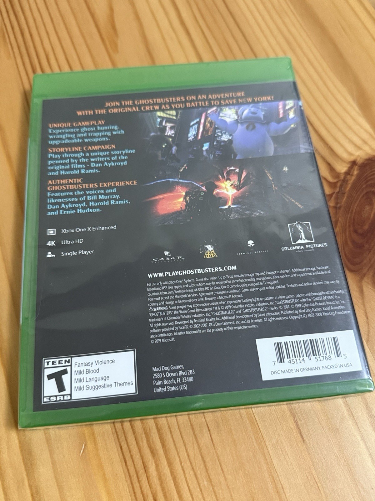 Ghostbusters The Video Game Remastered Xbox One New Sealed