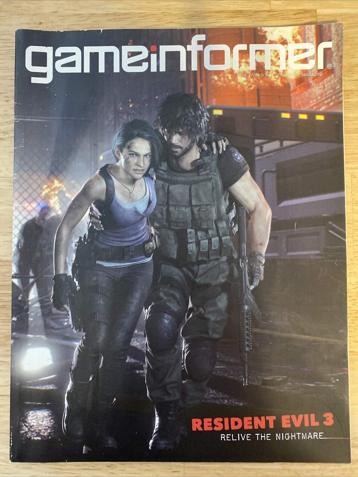 Game Informer #324 April 2020 Resident Evil 3 Persona Waistland Minecraft Kinai
