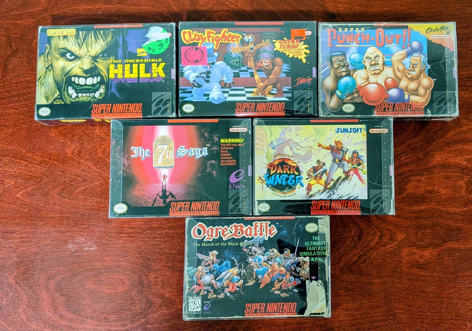 Snes 6 Games Bundle Cib Super Nintendo