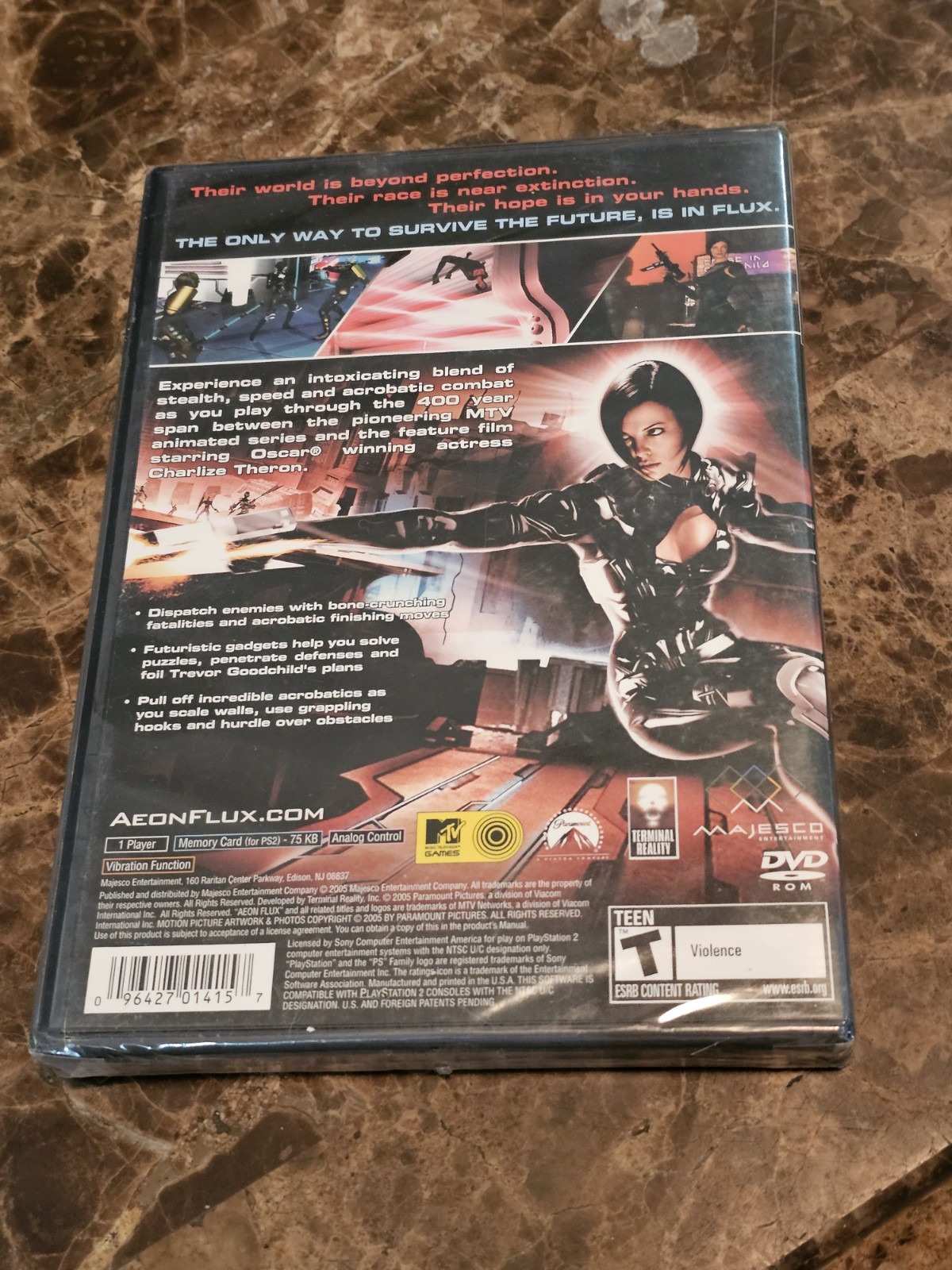 Aeon Flux (Sony PlayStation 2, 2005) Ps2 Brand New Sealed!
