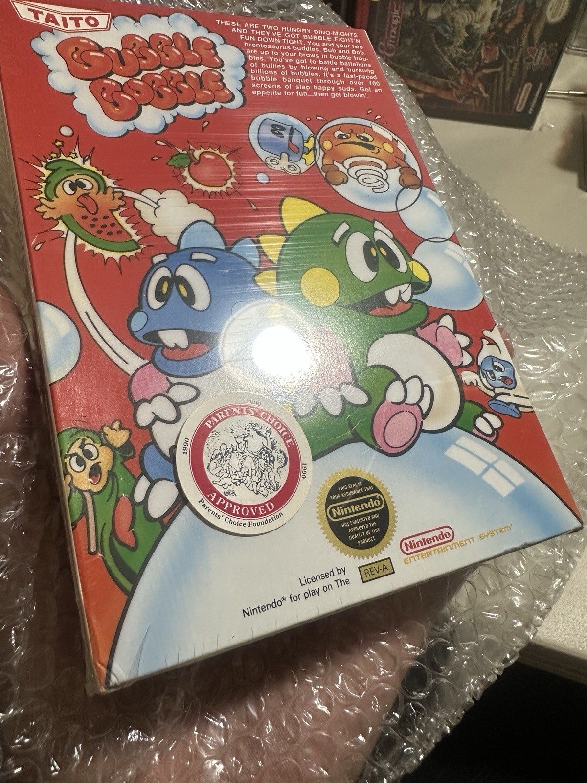 Bubble Bobble (Nintendo NES, 1988) Brand New Sealed Clean Rare