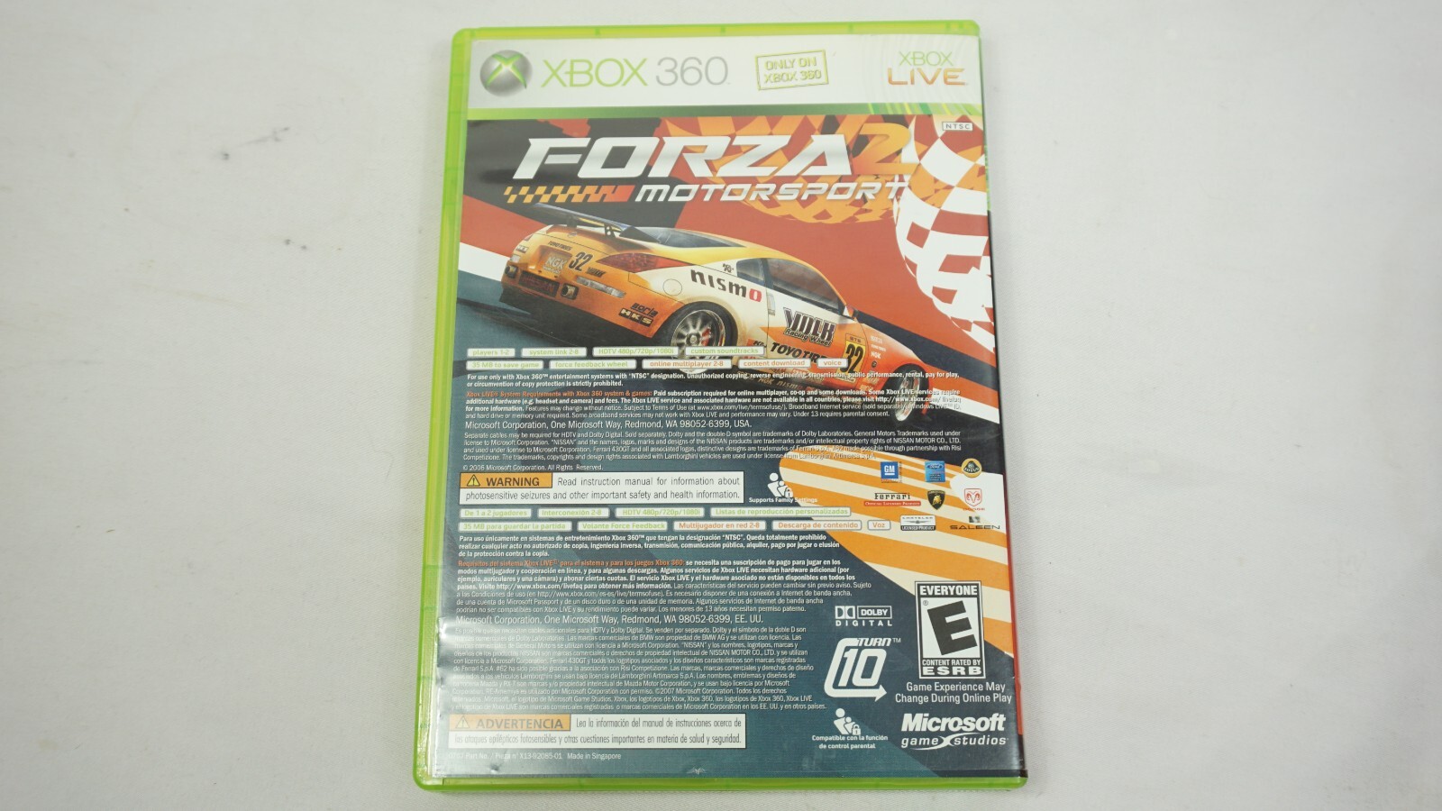 Marvel Ultimate Alliance Xbox 360 CIB & Forza Motorsport 2 Complete w/ Manual I