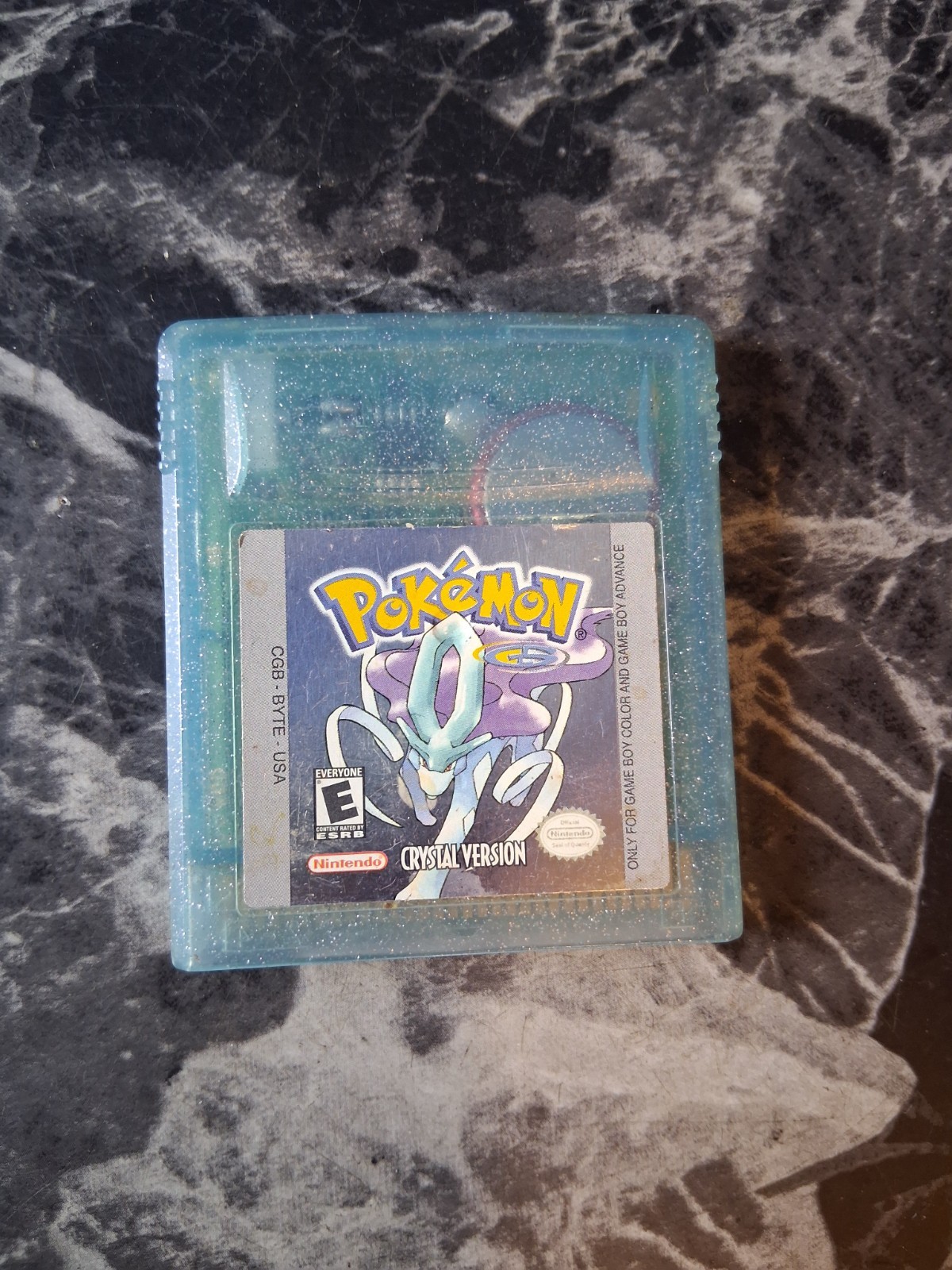 Pokemon Crystal GameBoy Color Authentic Tested Saves