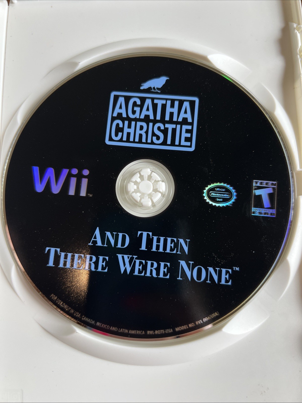 Agatha Christie And Then There Were None Nintendo Wii Complete W/Manual