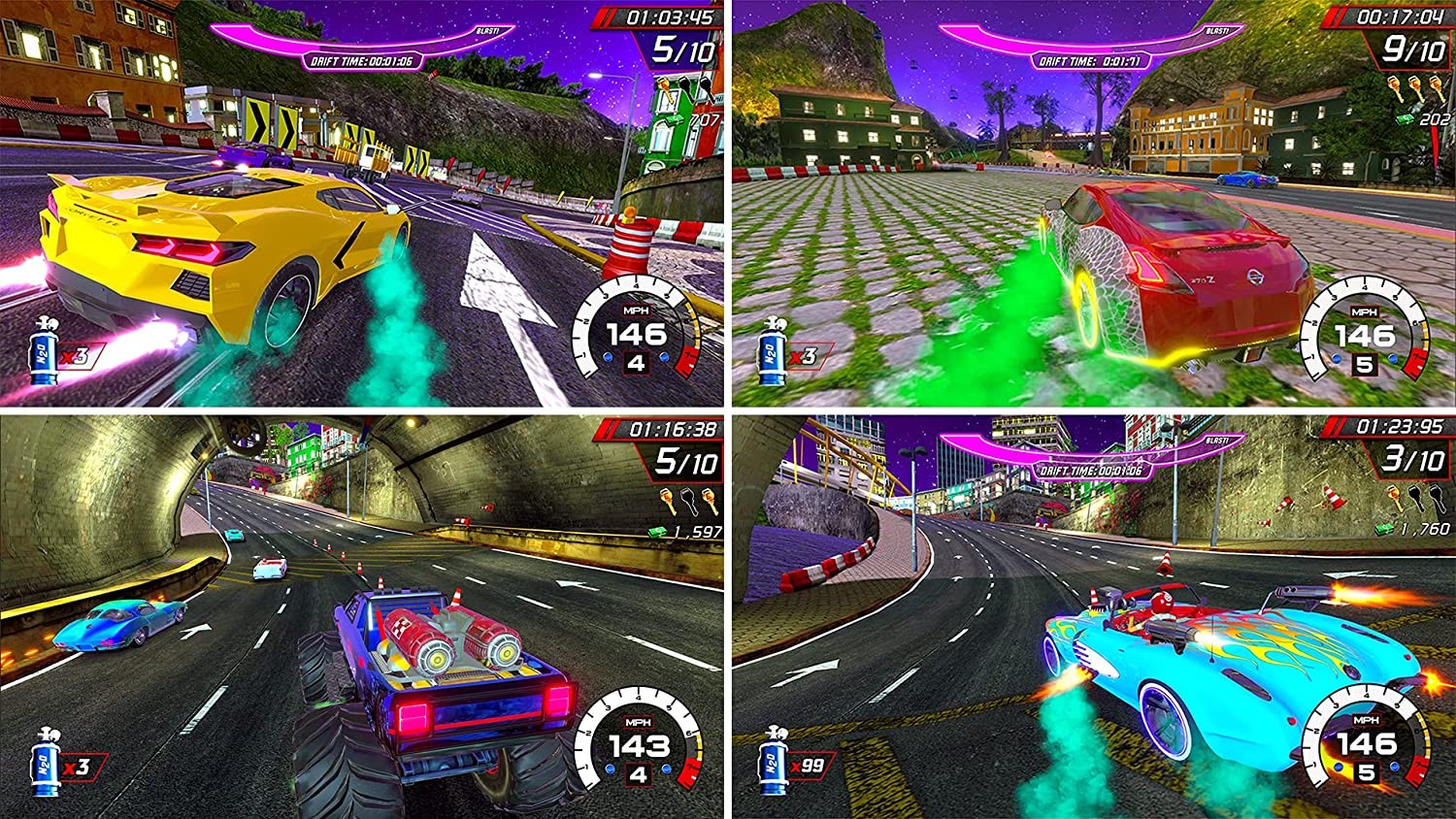 Cruis’n Blast [Nintendo Switch] Cruise Racing Cars Brand New Sealed