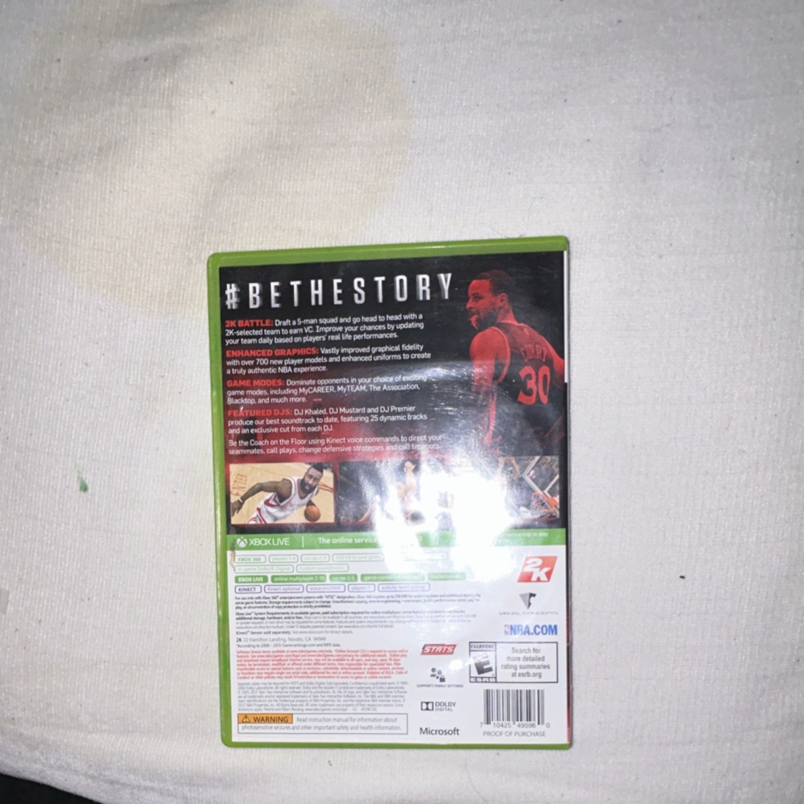 2K NBA 2K16 Xbox 360 Better with Kinect Xbox Live Basketball Video Game