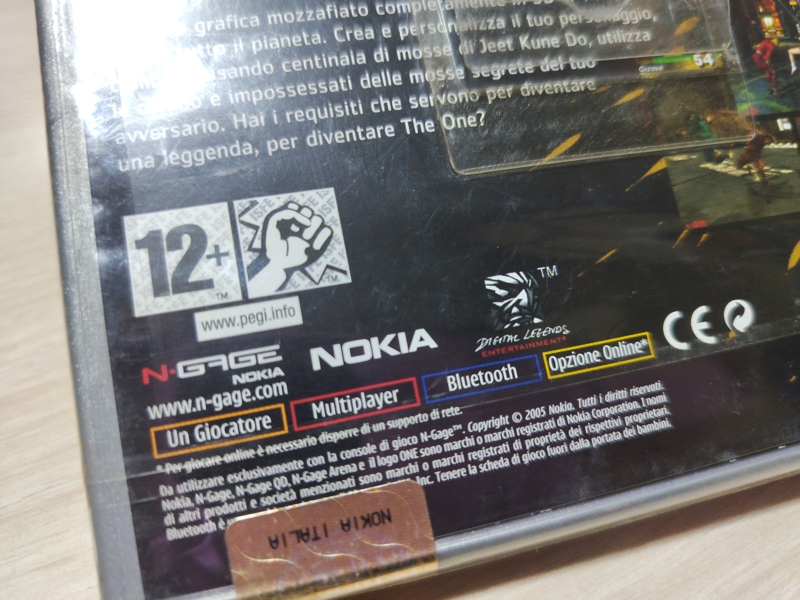 ONE N-Gage Nokia New Sealed Italy Rare Game