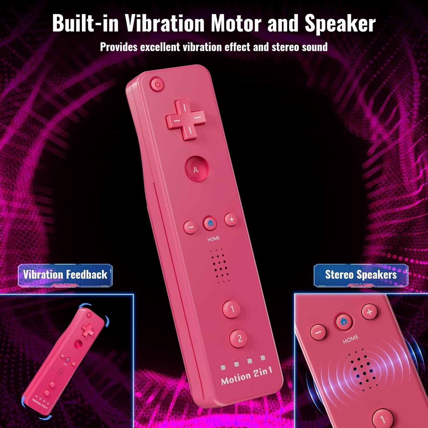 4 Player Multi-Color Wii Controller Pack
