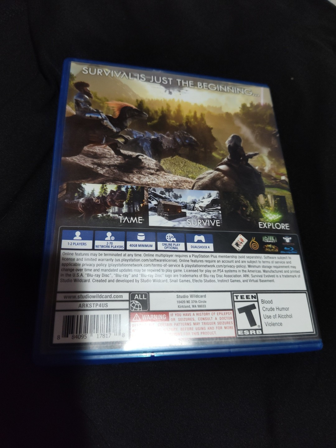 Studio Wildcard Ark: Survival Evolved (Sony PlayStation 4, 2017)