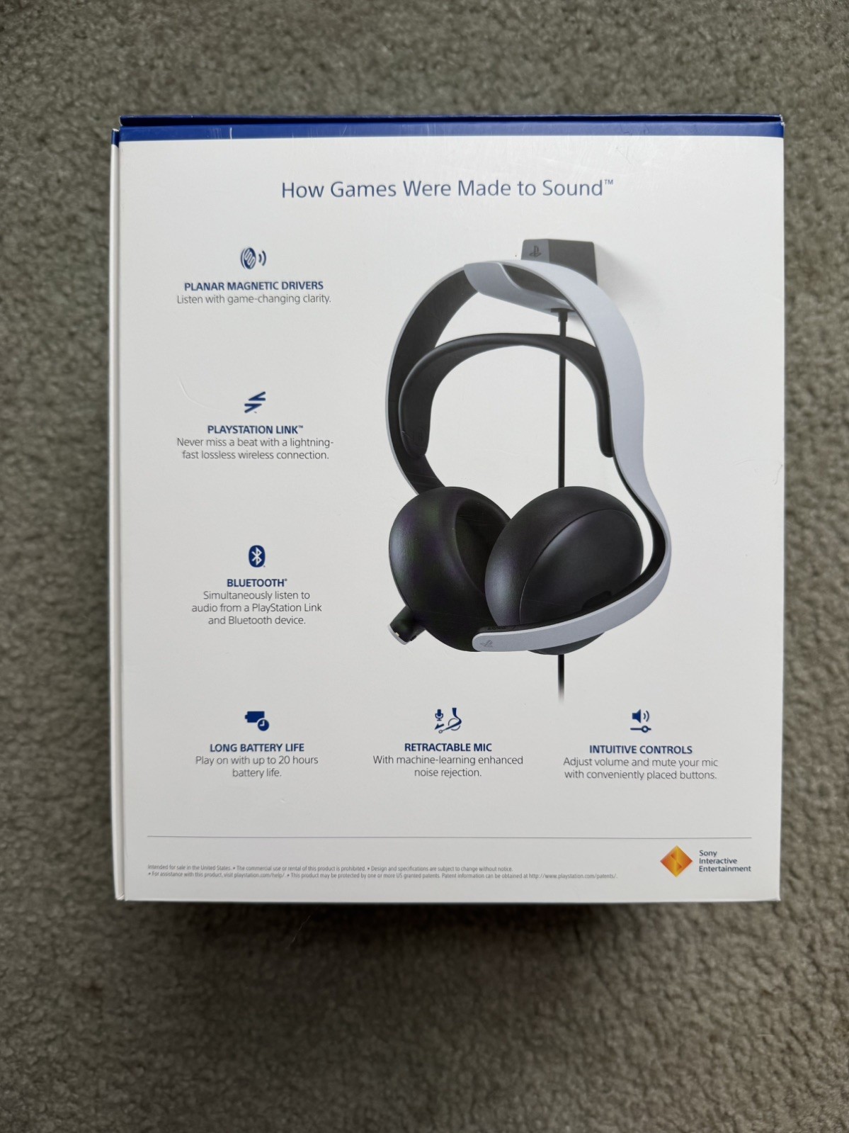 BRAND NEW IN BOX Pulse Elite Wireless Headset For PlayStation 5 PS5