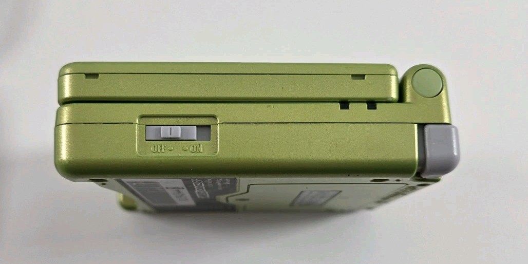 Nintendo Game Boy Advance SP GBA Lime Green AGS-001 Handheld With Charger Tested