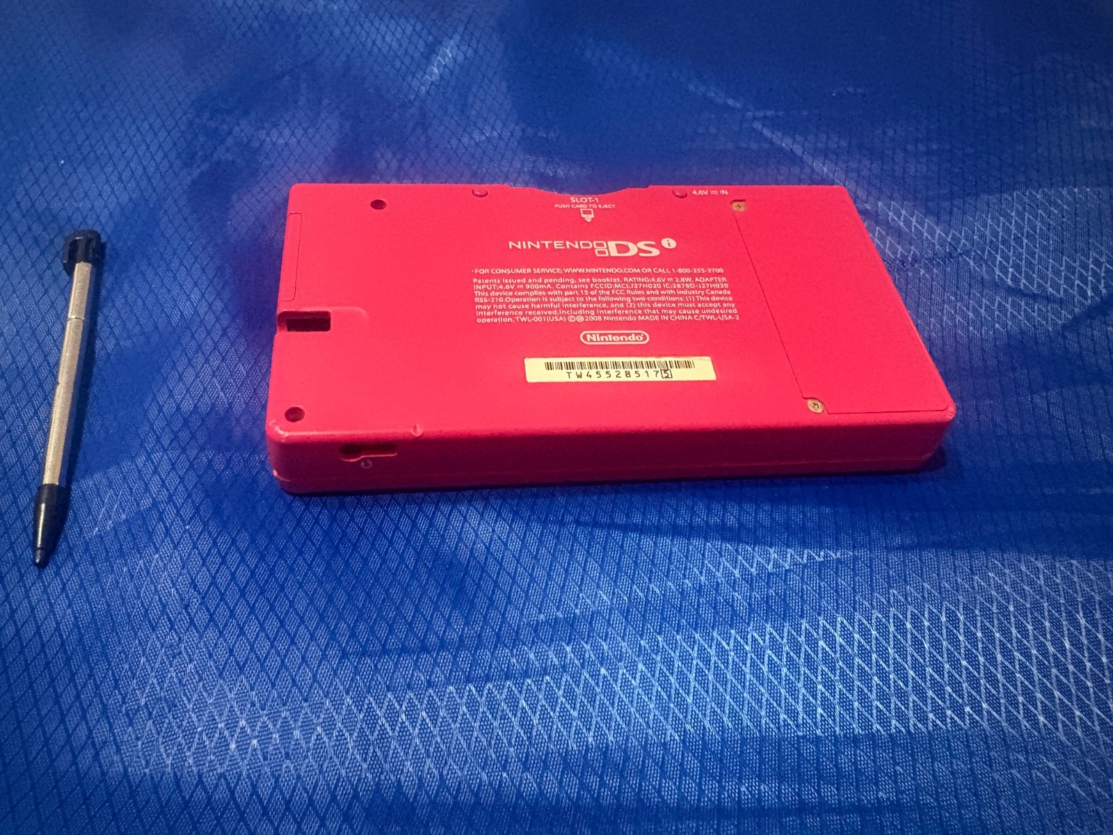 Nintendo DSi 256MB Pink Handheld System tested works